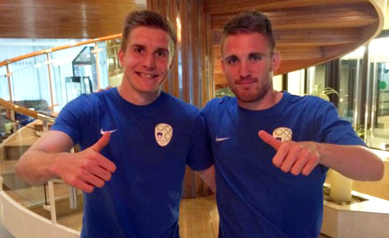 Gaber Dobrovoljc in Žan Majer