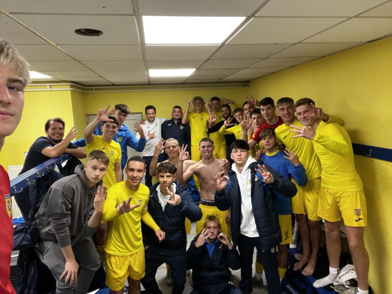 Kadeti po zmagi nad Bravom