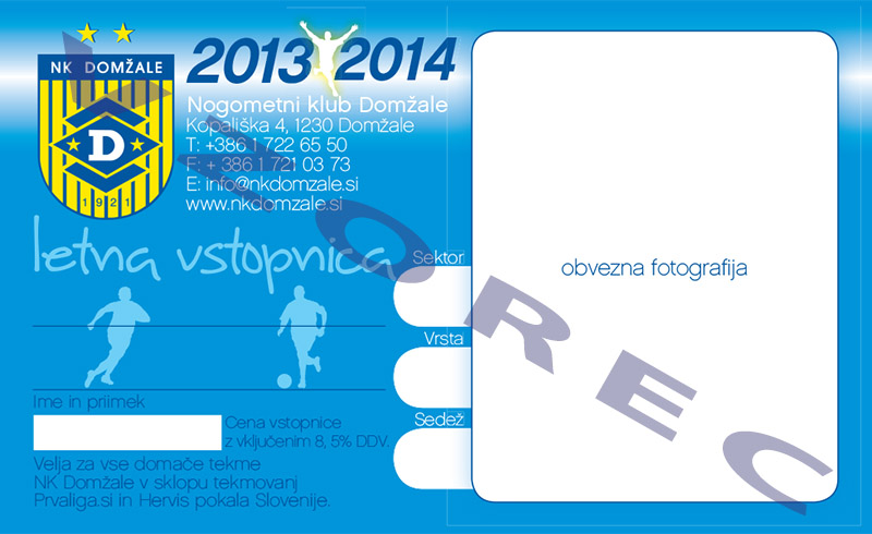 Letna vstopnica 2013