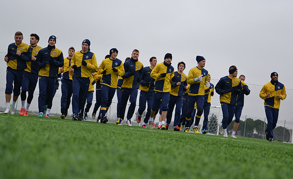 Prvi trening v Italiji