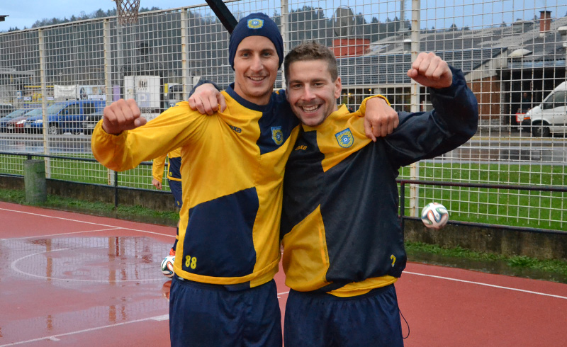 Uroš Korun in Nejc Skubic